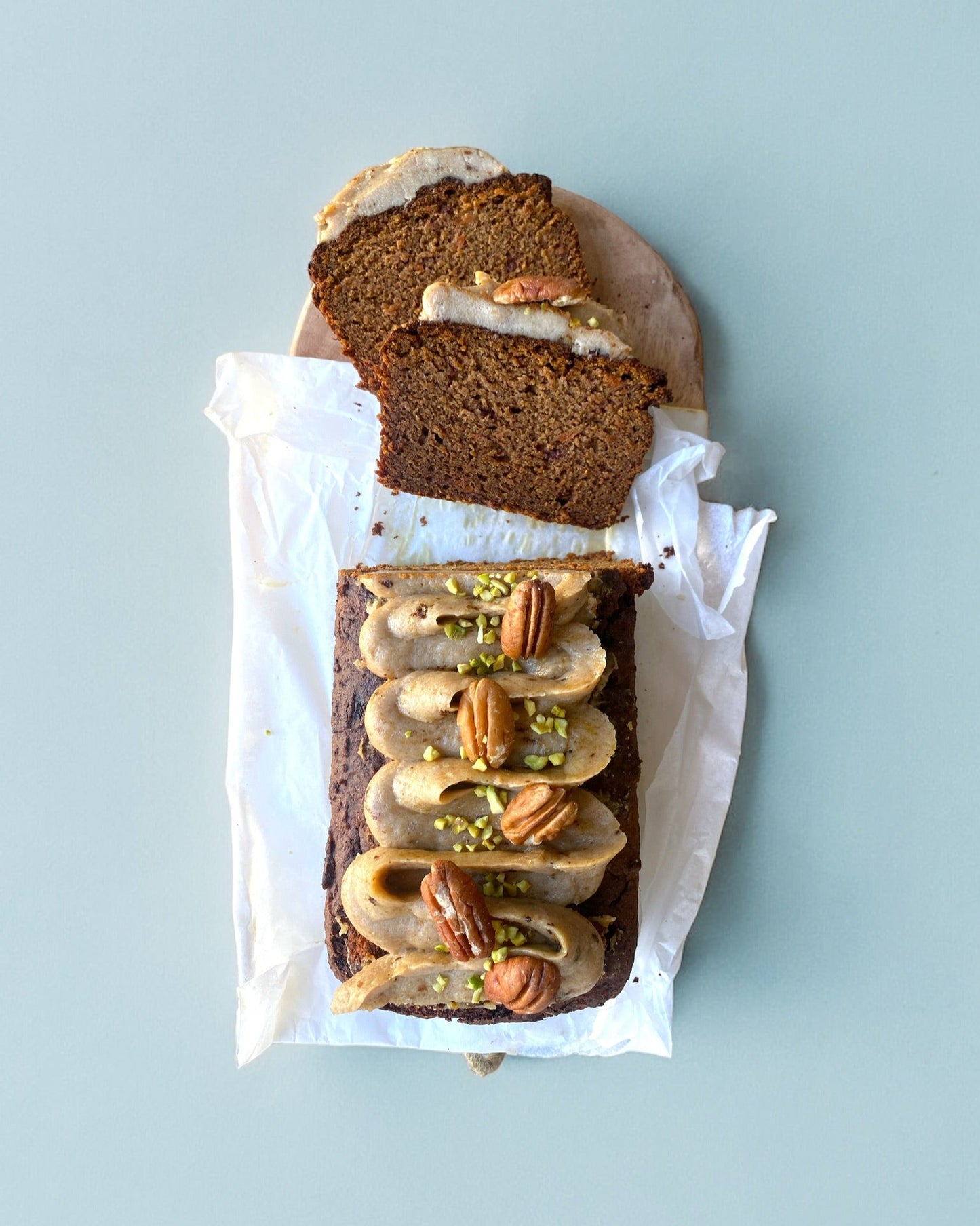 Bizcocho Carrot Cake vegano y sin azúcar