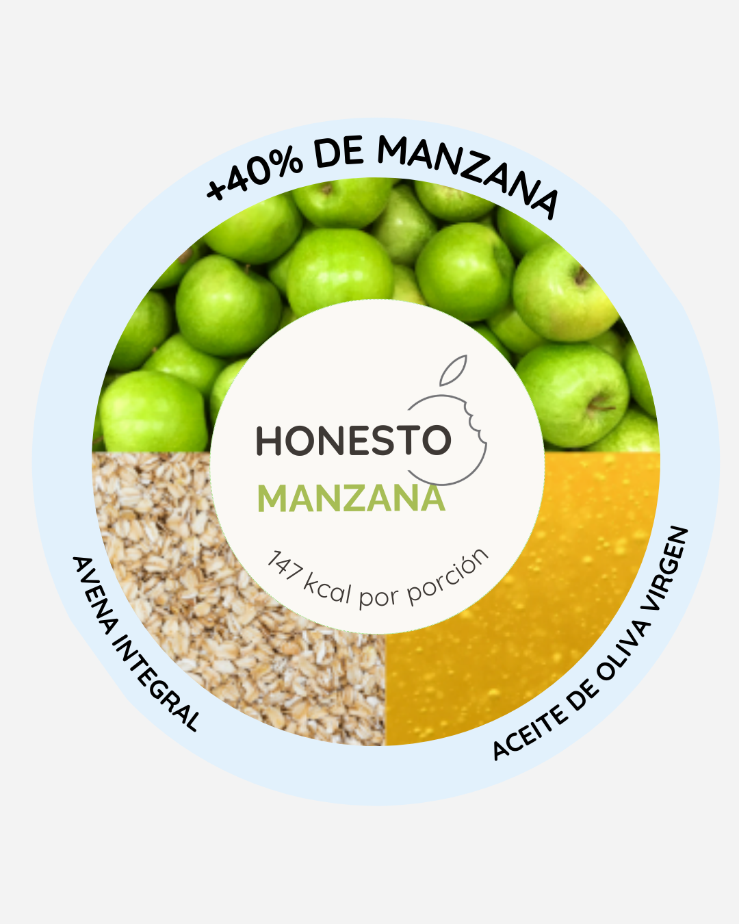 Pack 12 honestOs para mojar- Manzana Vainilla