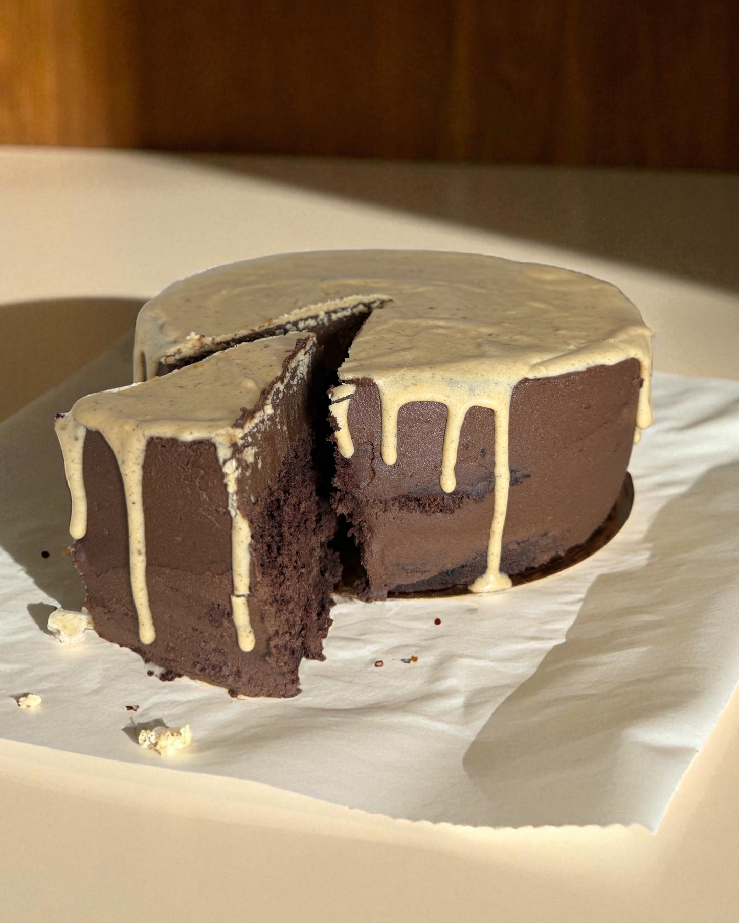 🍌 Drip Cake de Plátano y Cacao – Saludable, Sin Gluten, Sin Azúcar