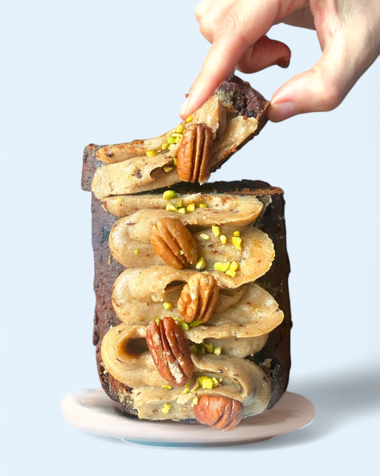 Bizcocho Carrot Cake vegano y sin azúcar