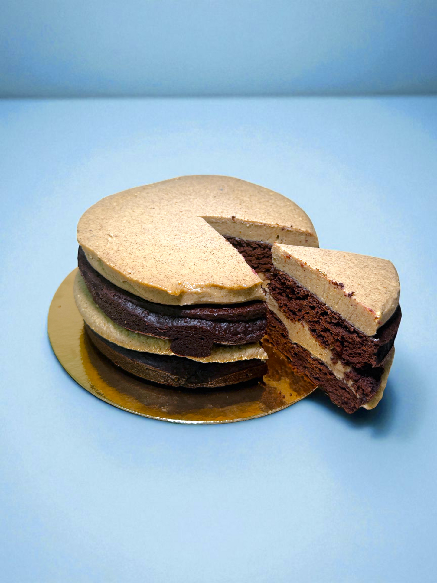 Smashcake de plátano y cacao - "Naked"