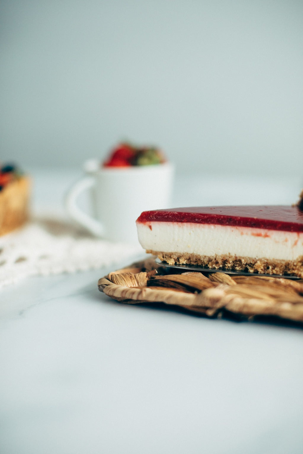 Tarta “Meri Berries” (tarta saludable de queso Philadelphia)