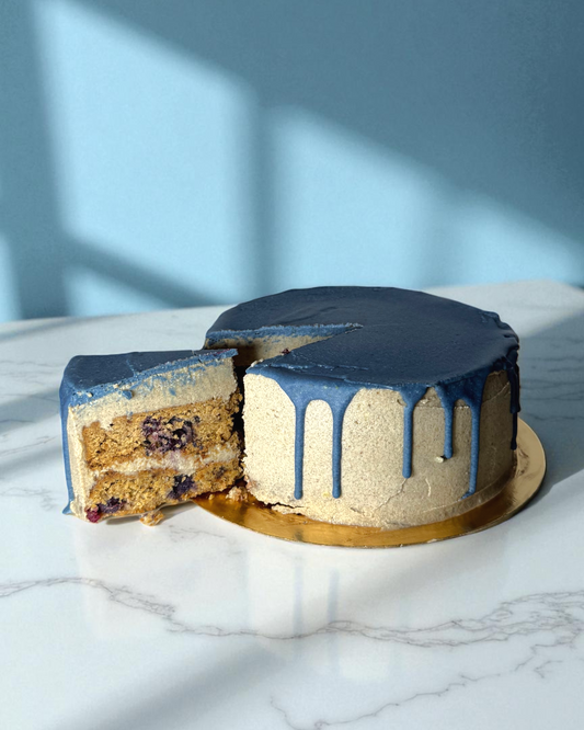 Drip Cake de arándanos y vanilla