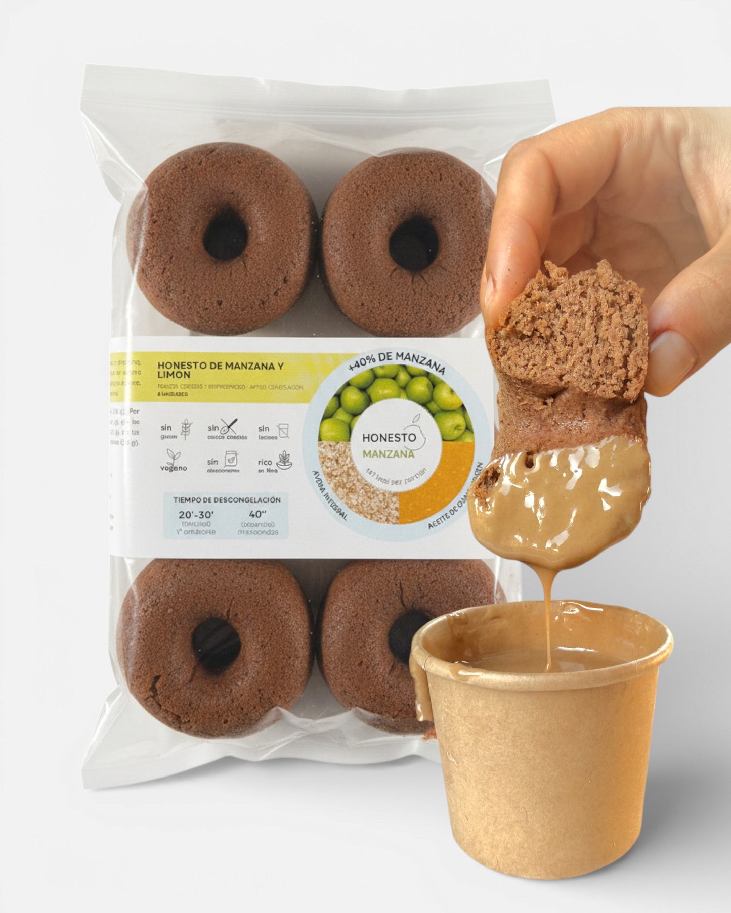 Pack 12 honestOs para mojar- Manzana Vainilla