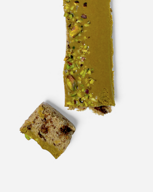 Turrón de pistacho · "Cookies & cream"