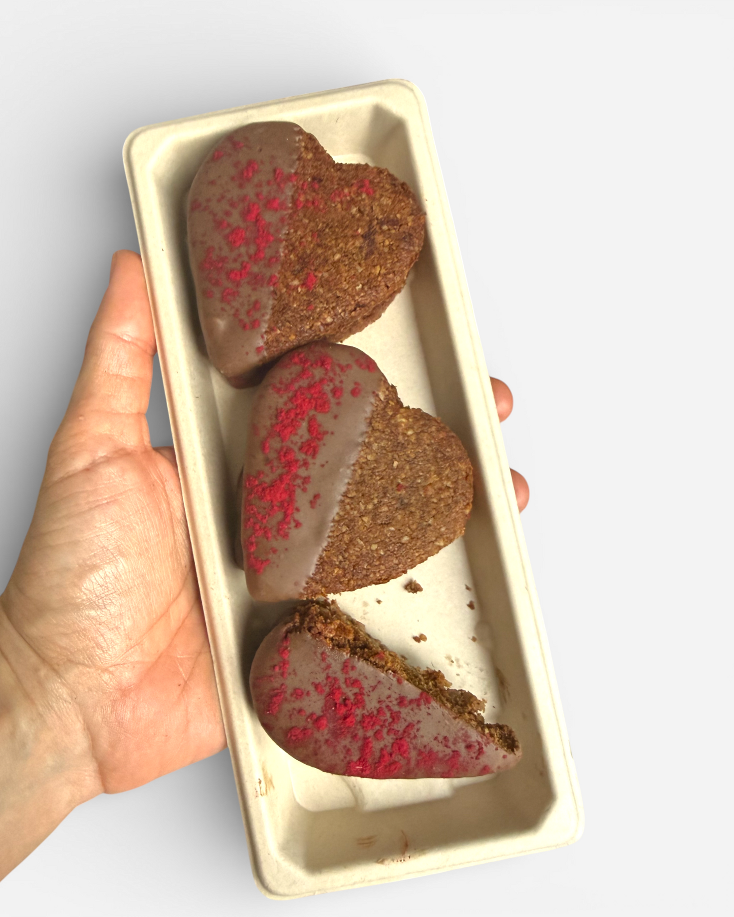 Alfajores saludables corazón de vainilla | Pack de tres