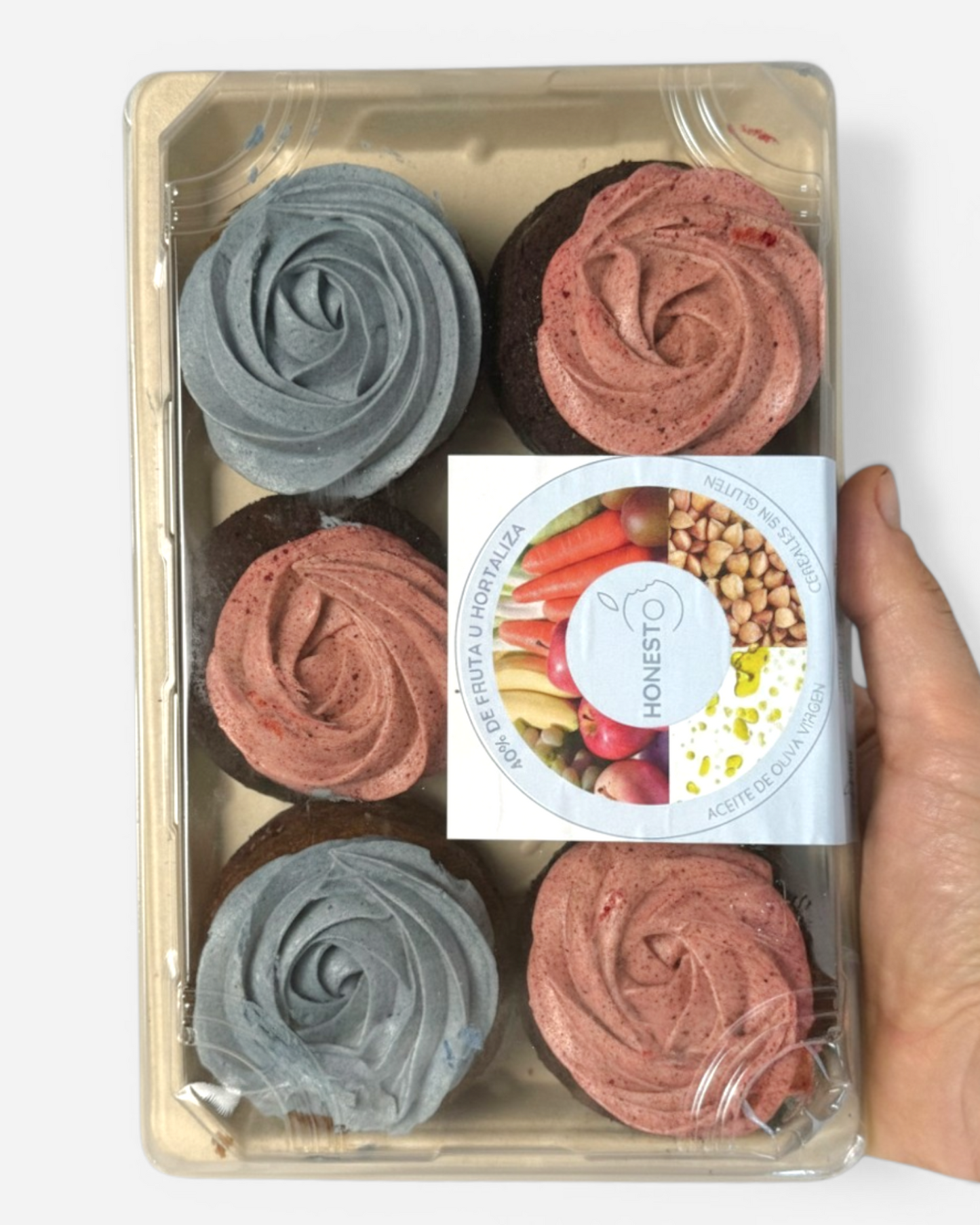 Rosas saludables sin gluten, sin azúcar añadido y sin lactosa
