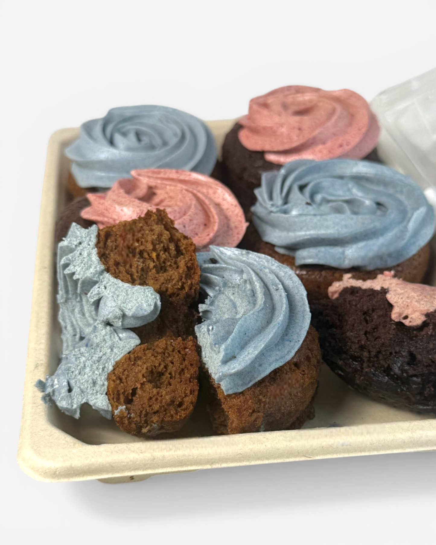 Rosas saludables sin gluten, sin azúcar añadido y sin lactosa