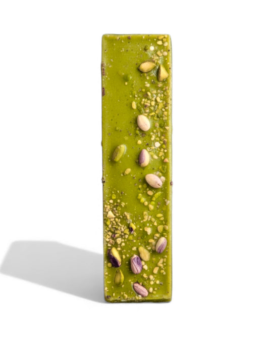 Turrón de pistacho · "Cookies & cream"