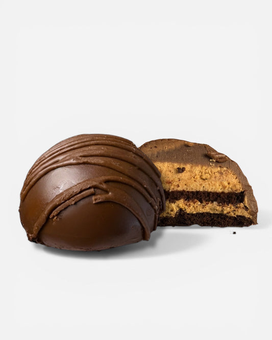 🐣 Huevo de Pascua saludable sin azúcar y sin gluten (500g) - cacao y remolacha