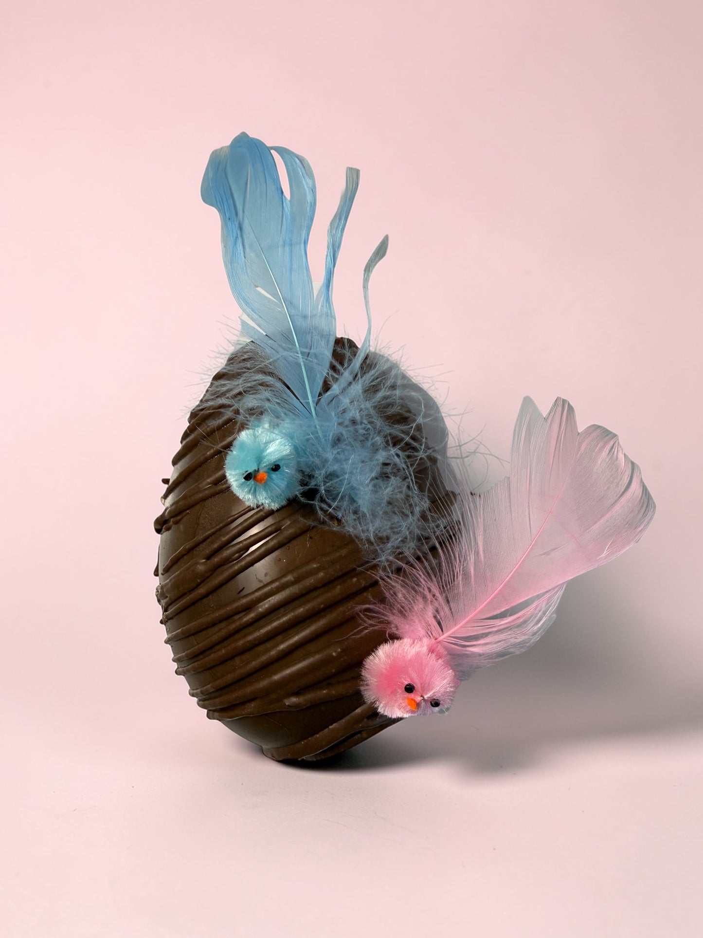 🐣 Huevo de Pascua saludable sin azúcar y sin gluten (500g) - cacao y remolacha