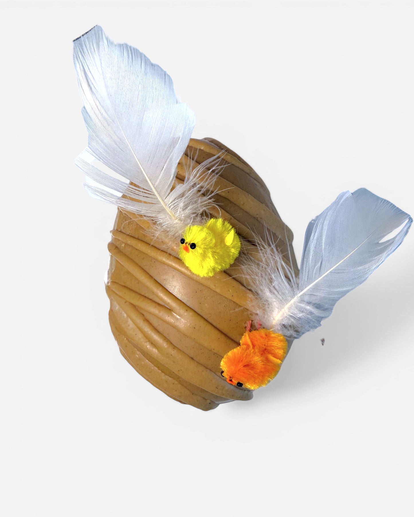 🐣 Huevo de Pascua saludable sin azúcar y sin gluten (500g) - vainilla y mango