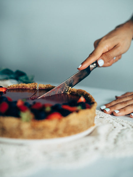 Tarta “Meri Berries” (tarta saludable de queso Philadelphia)